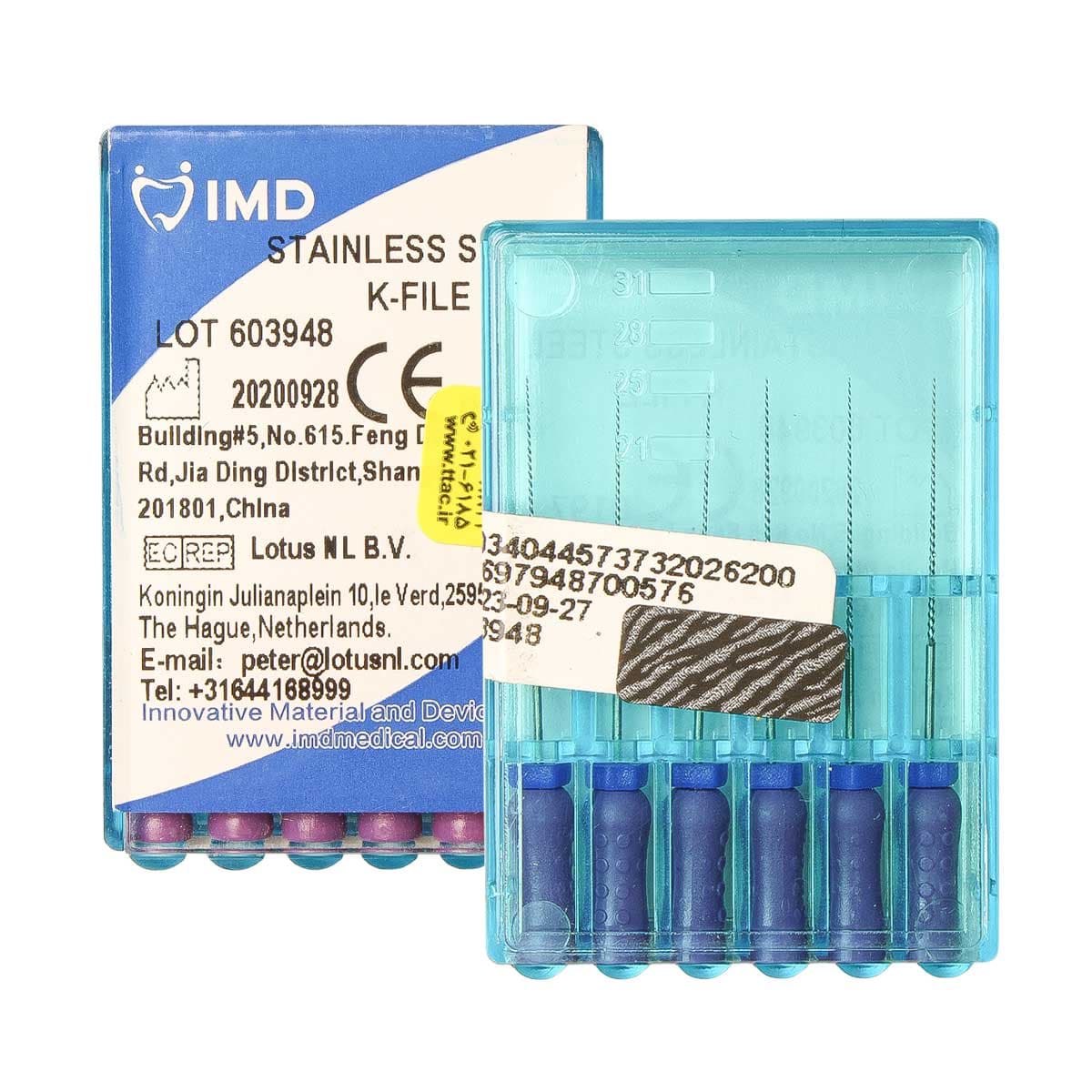 فایل دستی با طول 25 میلیمتر K File 25mm برند IMD — تصویر ۶