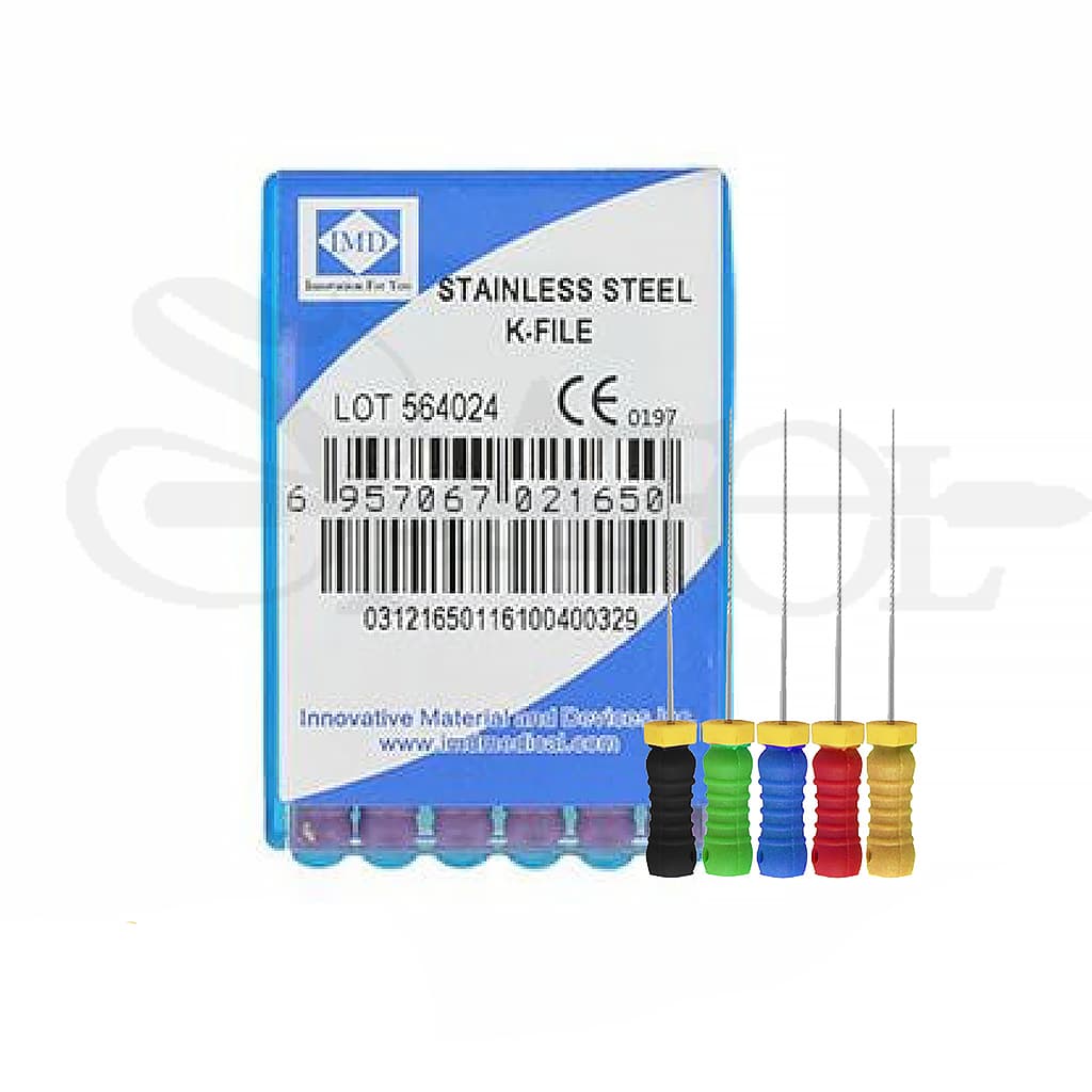 فایل دستی با طول 25 میلیمتر K File 25mm برند IMD