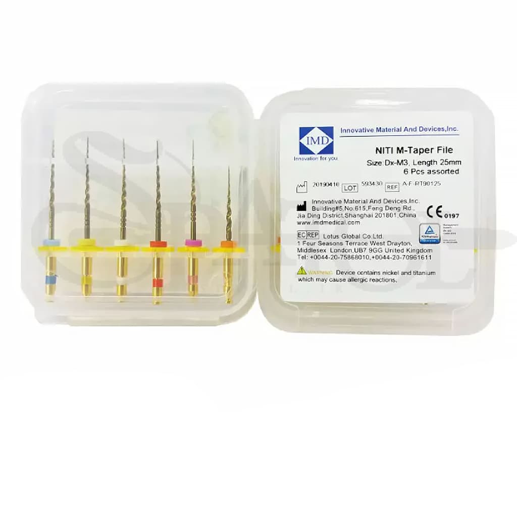 فایل روتاری IMD سیستم 6 فایلی M Taper Rotary File