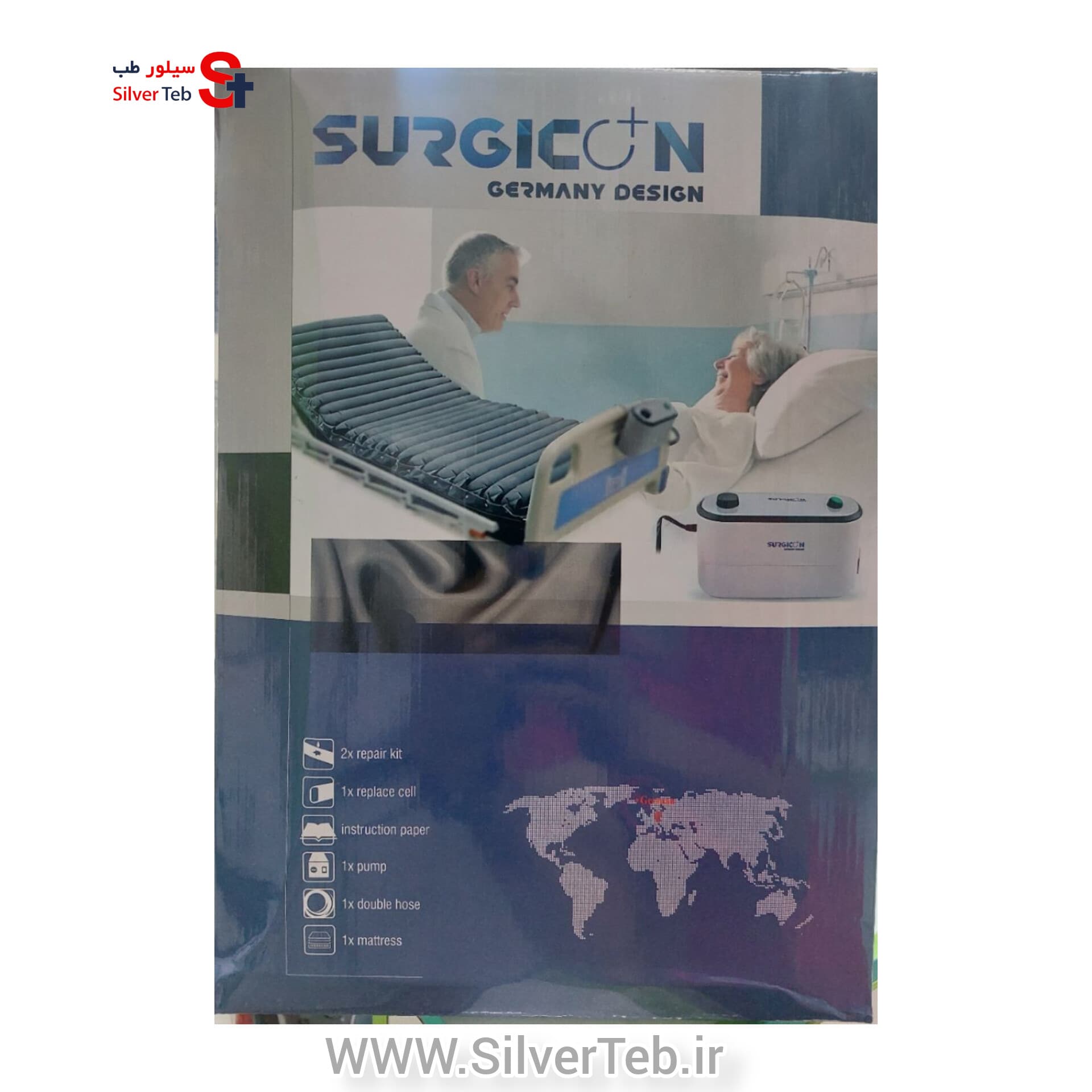 تشک مواج سلولی سرجیکن(SURGICON)طرح جدید کمپانی (CRYO PUSH) — تصویر ۳