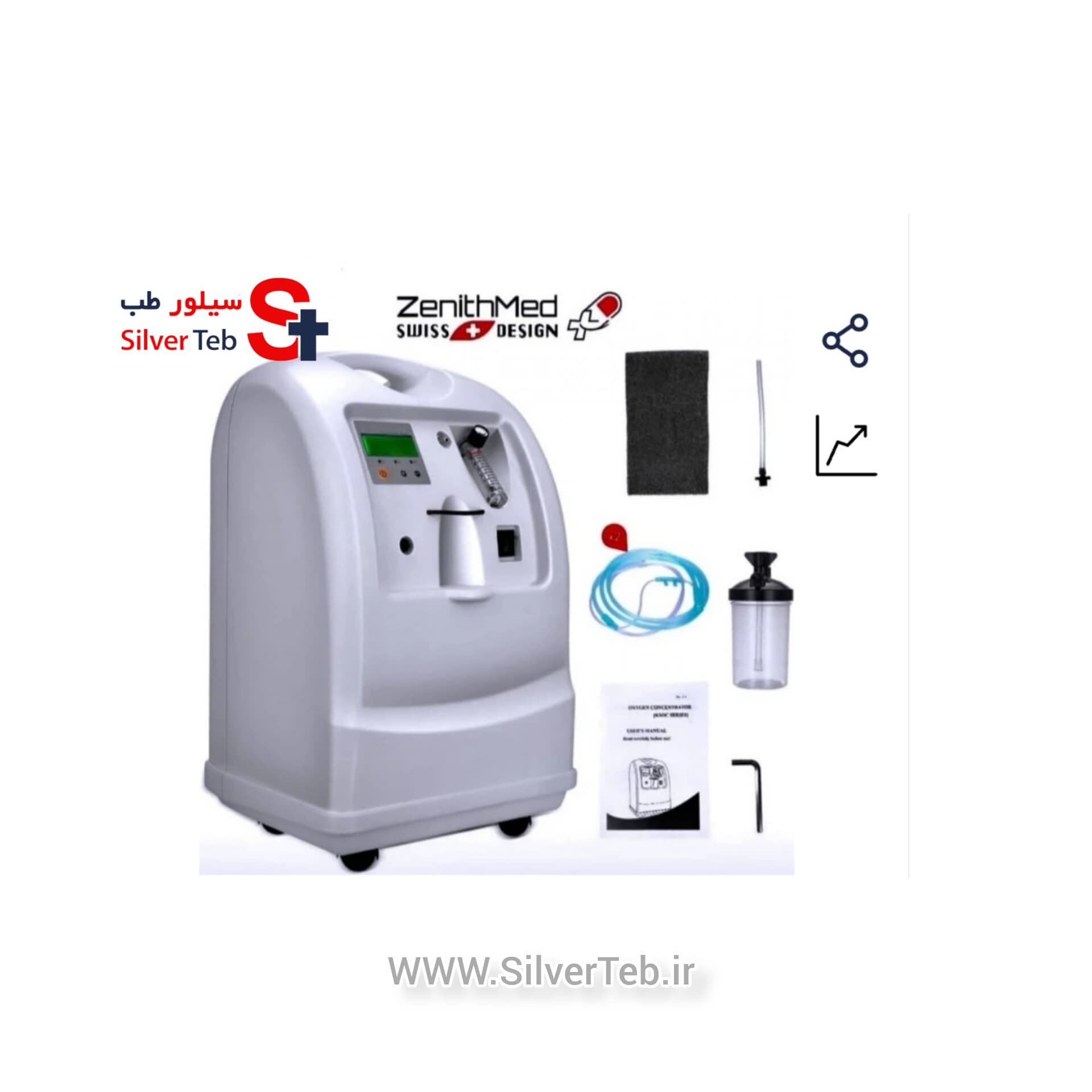 اکسیژن ساز کانسانگ 5 لیتری ساخت چین — تصویر ۲