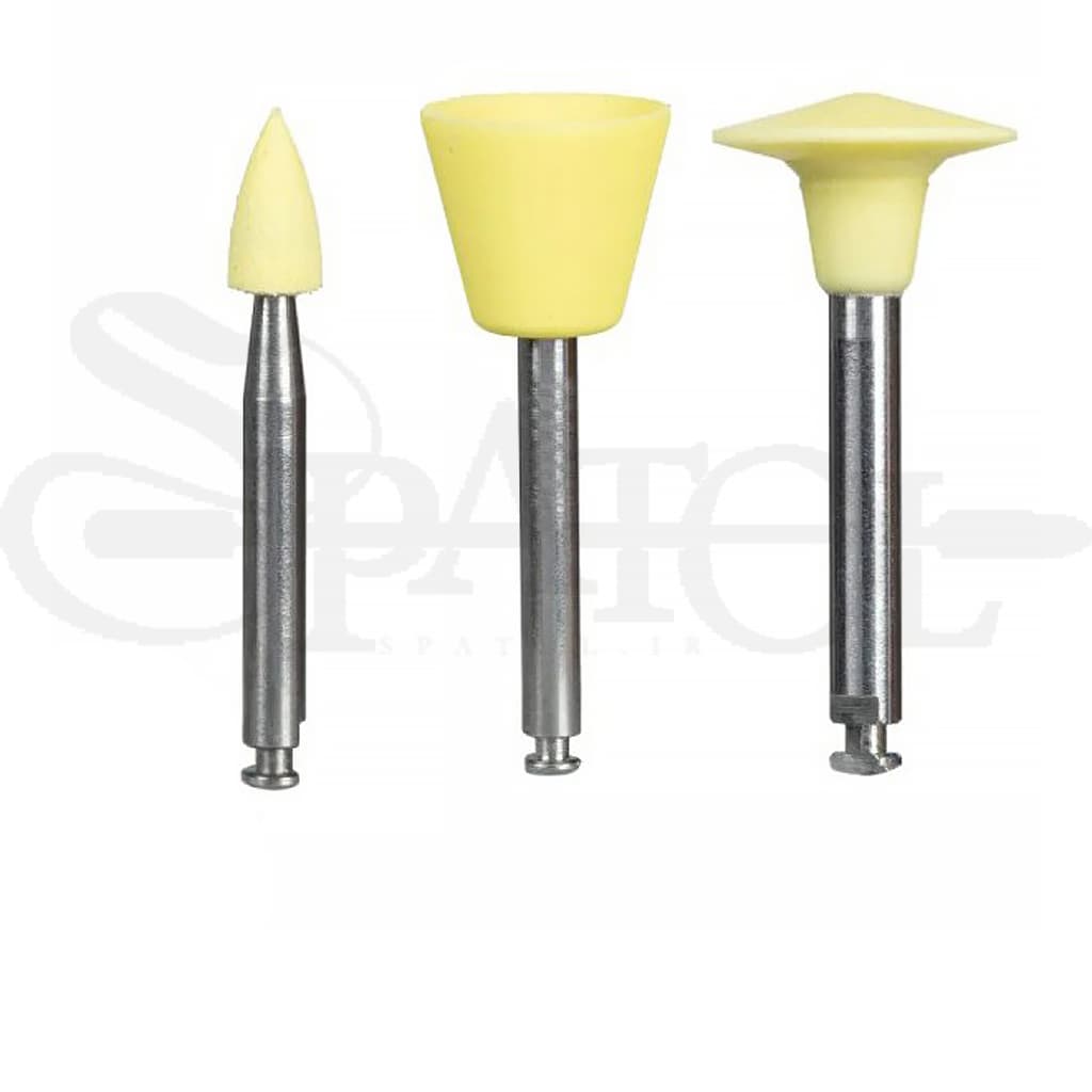 مولت پرداخت کامپوزیت متوسط زرد اولترادنت Jiffy Polishers Medium Ultradent برند الترادنت Ultradent