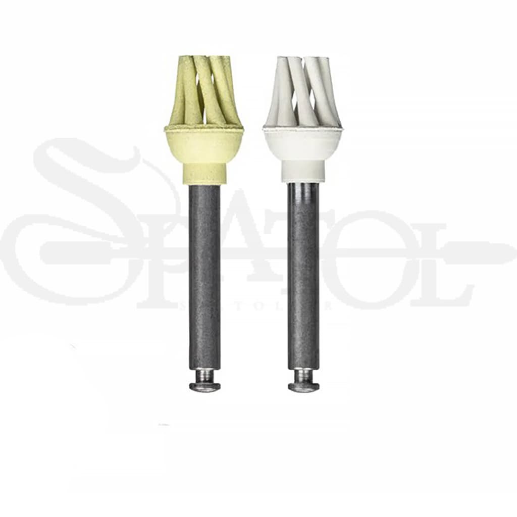 برس پالیش کامپوزیت اوکلوزال Jiffy Natural composite system oclusal twirl refills برند الترادنت Ultradent