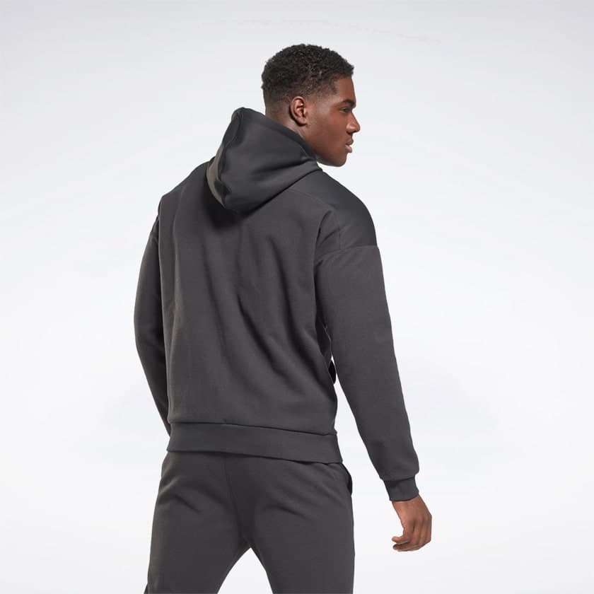 سوئیشرت مردانه ریباک مدل Reebok Zip-up sweatshirt Workout Ready Thermowarm HI2265 — تصویر ۲