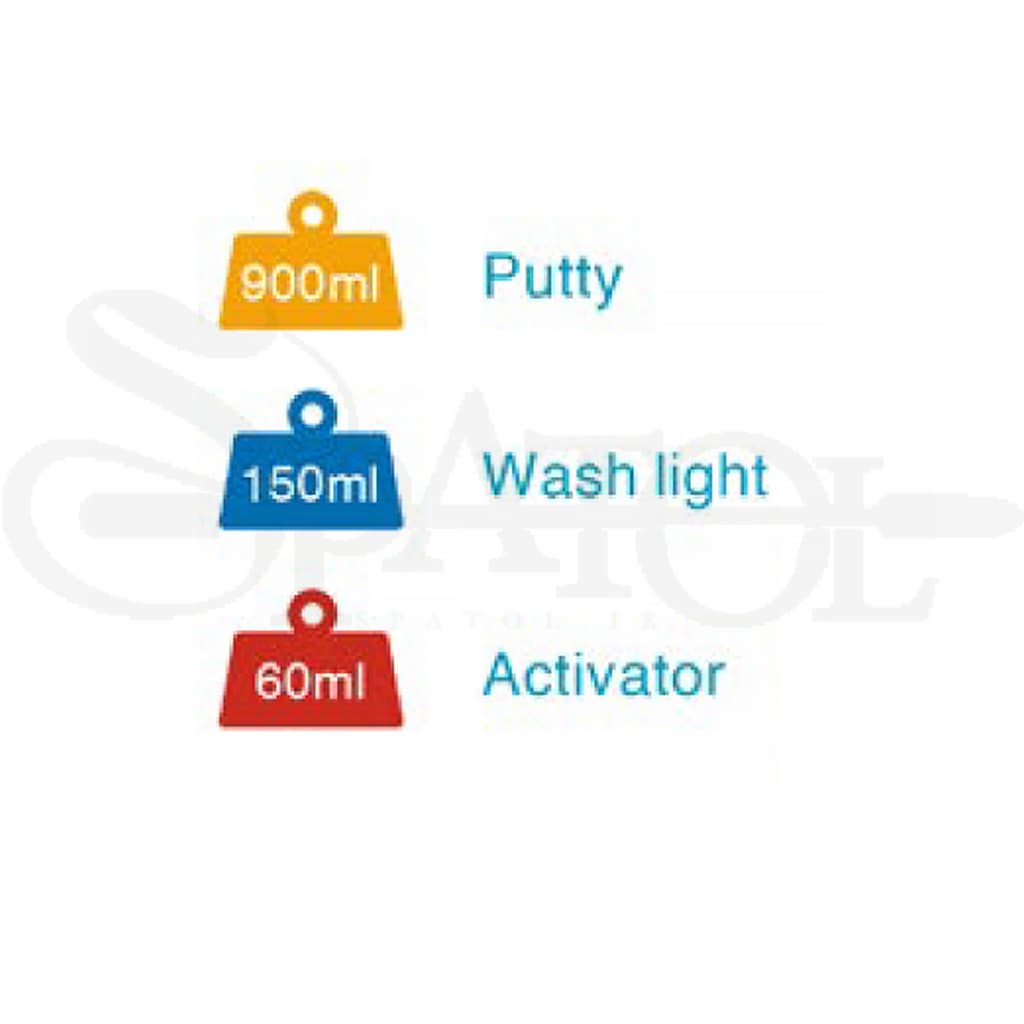 ست قالبگیری سیلیکونی تراکمی ormakit light Impression Materials برند ماژور Major — تصویر ۲