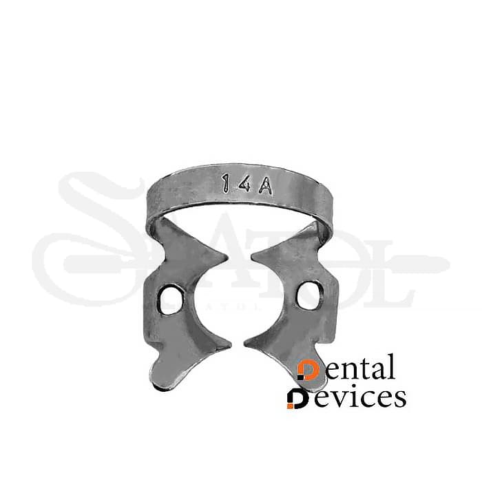 کلمپ رابردم مولرهای نیمه روییده و بزرگ no.14a دنتال دیوایس Dental Devices