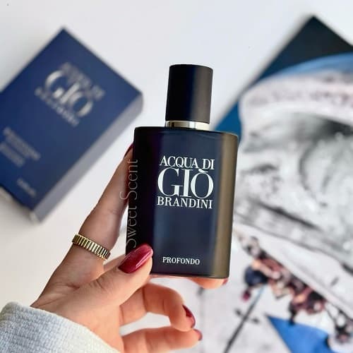 عطر ادکلن مینی جورجیو آرمانی اکوا دی جیو پروفوندو (جیو آبی) برندینی | Giorgio Armani Acqua di Giò Profondo Brandini حجم 33 میل — تصویر ۲