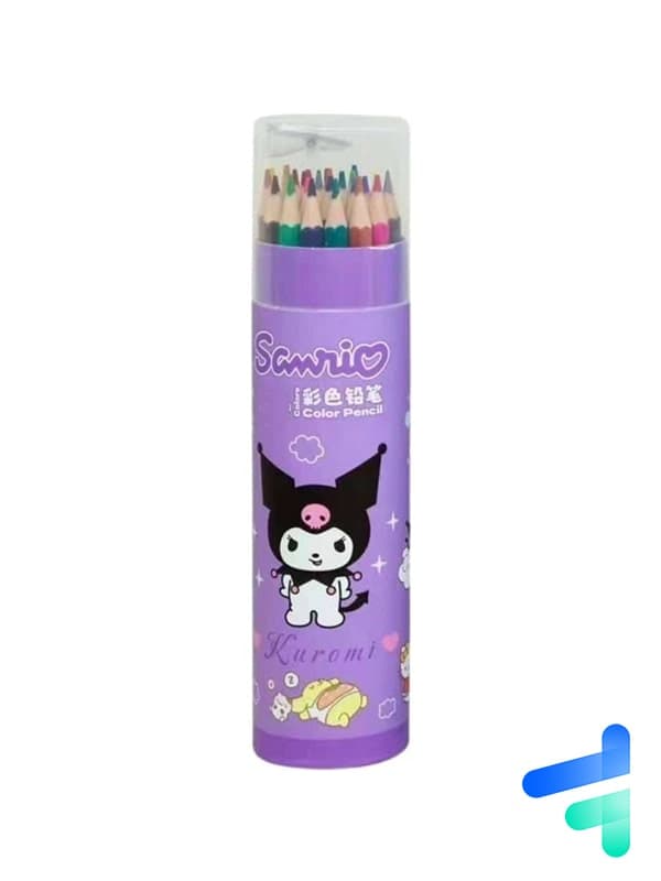مداد رنگی 12 رنگ برند سانریو sanrio — تصویر ۲