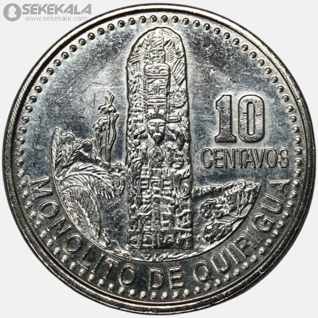 سکه 10 سنتاوو گواتمالا 2008 (UNC)