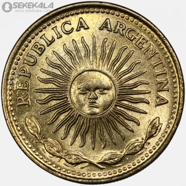 سکه 10 پزو آرژانتین 1976 (UNC)