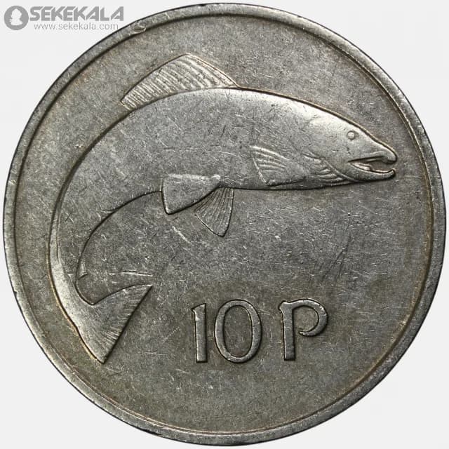 سکه 10 پنس ایرلند 1975