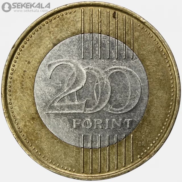 سکه 200 فورینت دوفلزی مجارستان 2009 — تصویر ۲