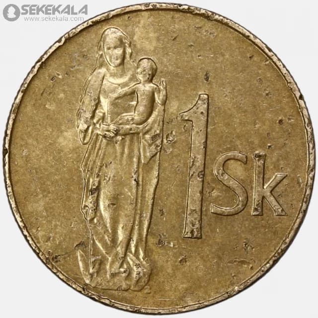سکه 1 کرون اسلواکی 1993