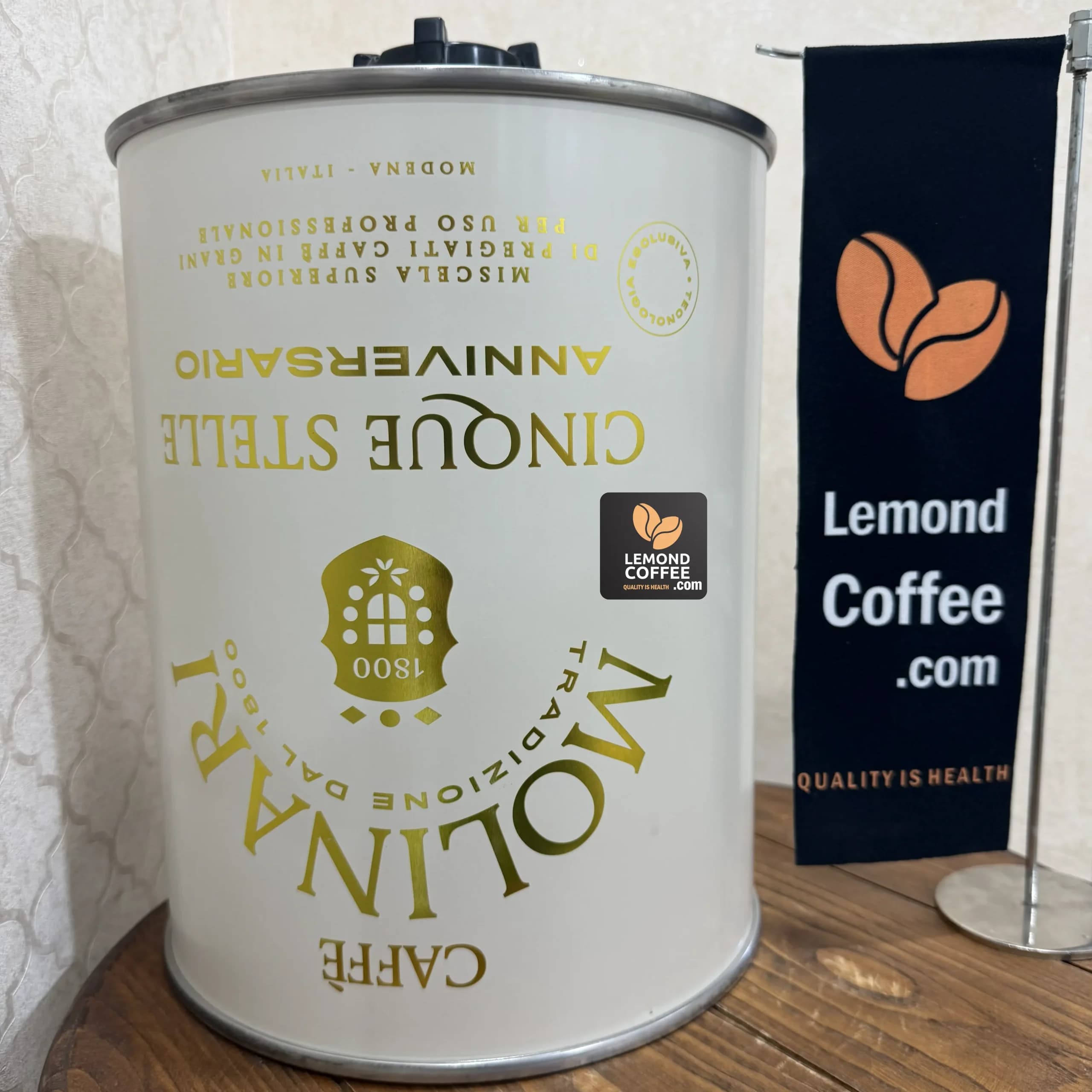 سیلندر قهوه مولیناری 80% عربیکا Top Quality — تصویر ۲
