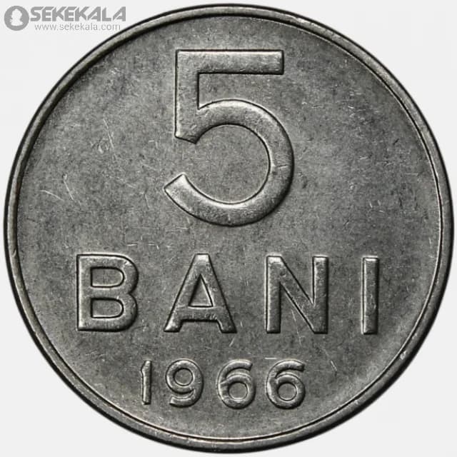 سکه 5 بانی رومانی 1966