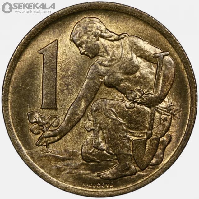 سکه 1 کرون چکسلواکی 1969 (UNC)