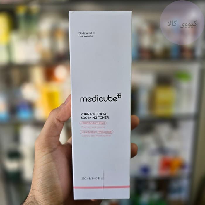 تونر صورتی PDRN سیکا مدی کیوب Medicube روشن کننده و تسکین دهنده — تصویر ۲