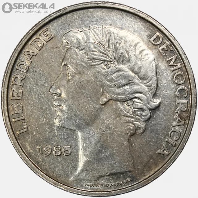 سکه 25 اسکودو پرتغال 1985