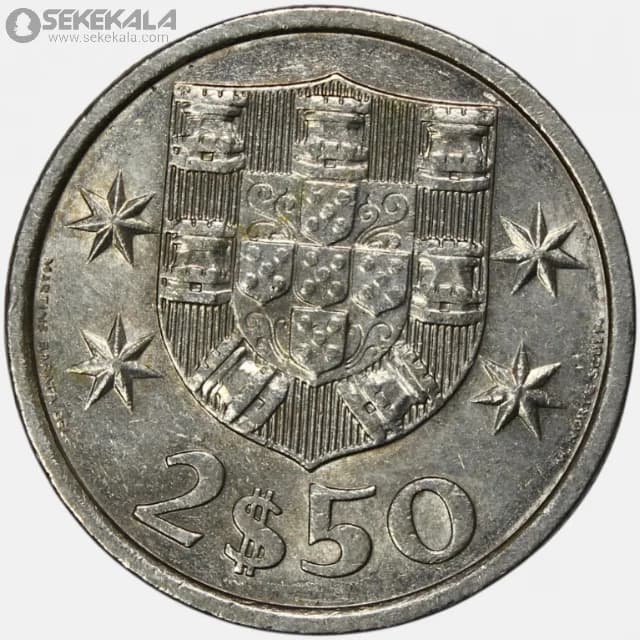 سکه 2,5 اسکودو پرتغال 1983 — تصویر ۲