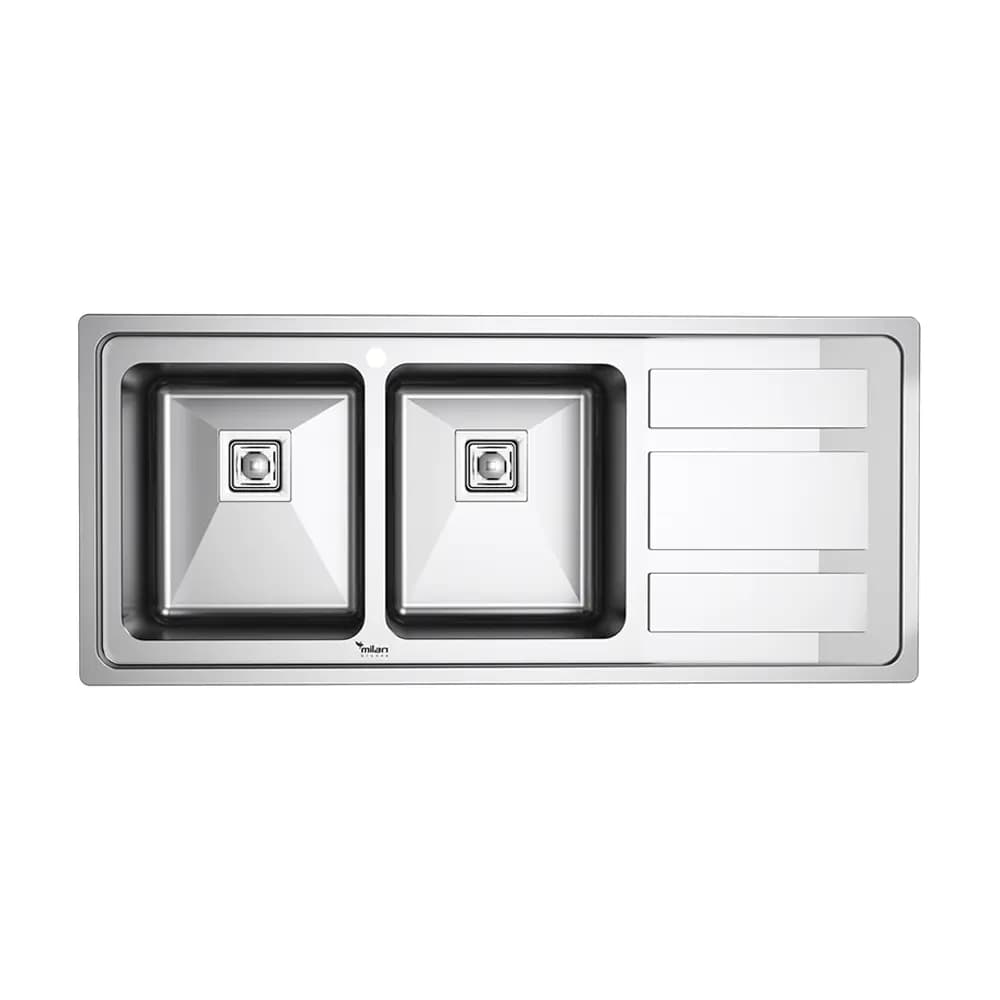 سینک ظرفشویی توکار 9010 میلان برنز