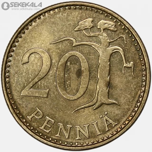 سکه 20 پنیا فنلاند 1982 (AU)