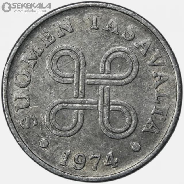 سکه 1 پنیا فنلاند 1974 — تصویر ۲