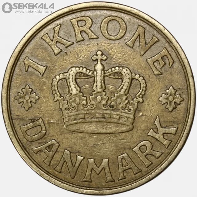 سکه 1 کرون کمیاب دانمارک 1939 (کریستین دهم)