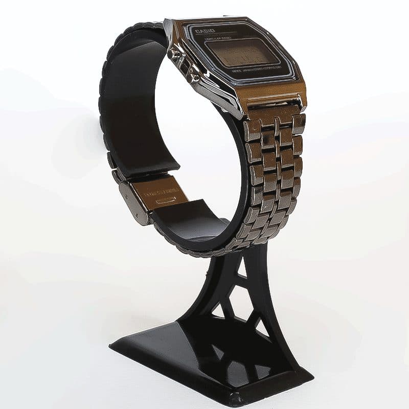 ساعت مچی نوستالژی مردانه و زنانه طرح کاسیو CASIO Black — تصویر ۳