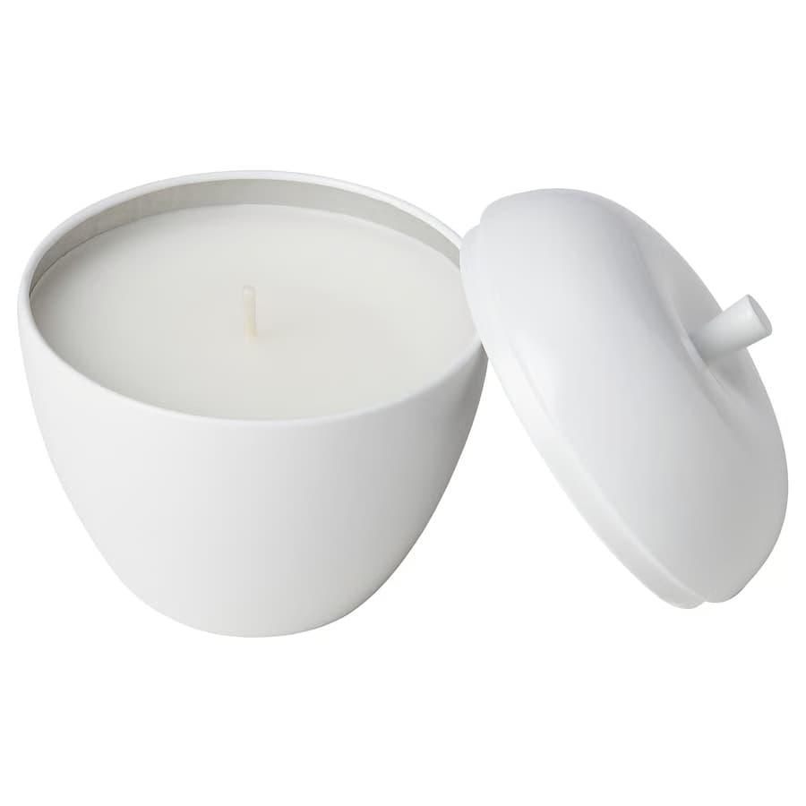 شمع معطر سفید VINTERFINT ایکیا — تصویر ۲