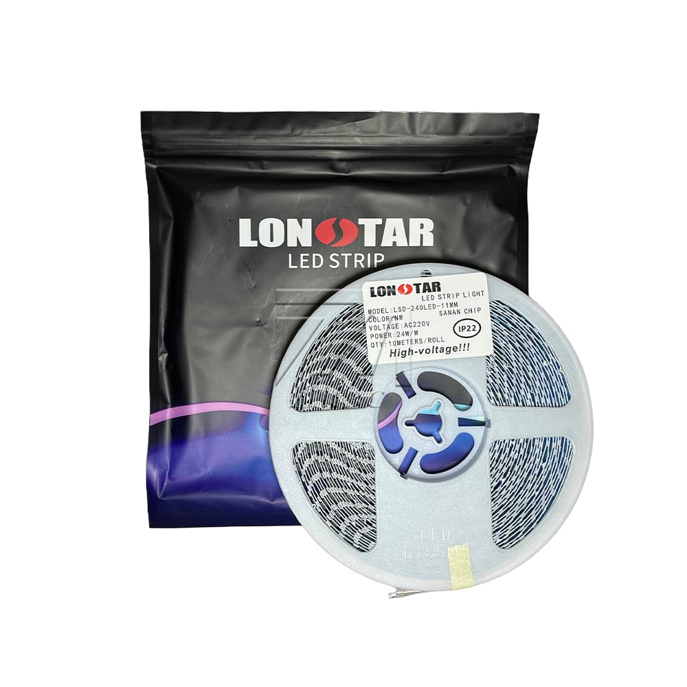 ریسه نواری 220 ولت تراکم 240 برند Lonstar دو لاین