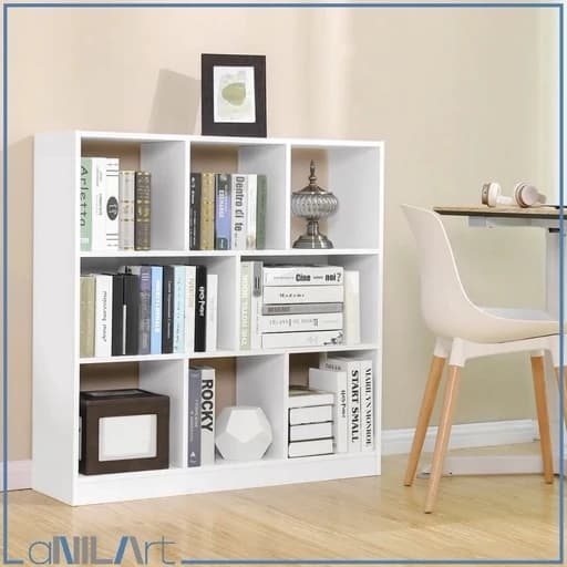 کتابخانه و قفسه نظم دهنده وسایل مبلمان اورلین مدل 967921