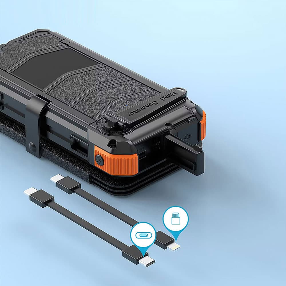 پاور بانک سولار پرودو مدل Porodo PDPBFCH070 20000mAh — تصویر ۳