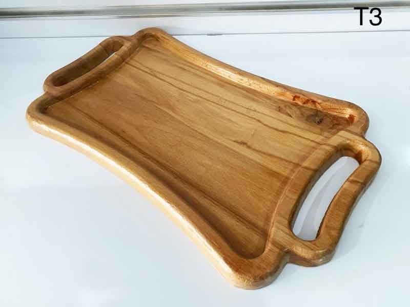 سینی پذیرایی چوبی کد ۵۰۲ — تصویر ۲