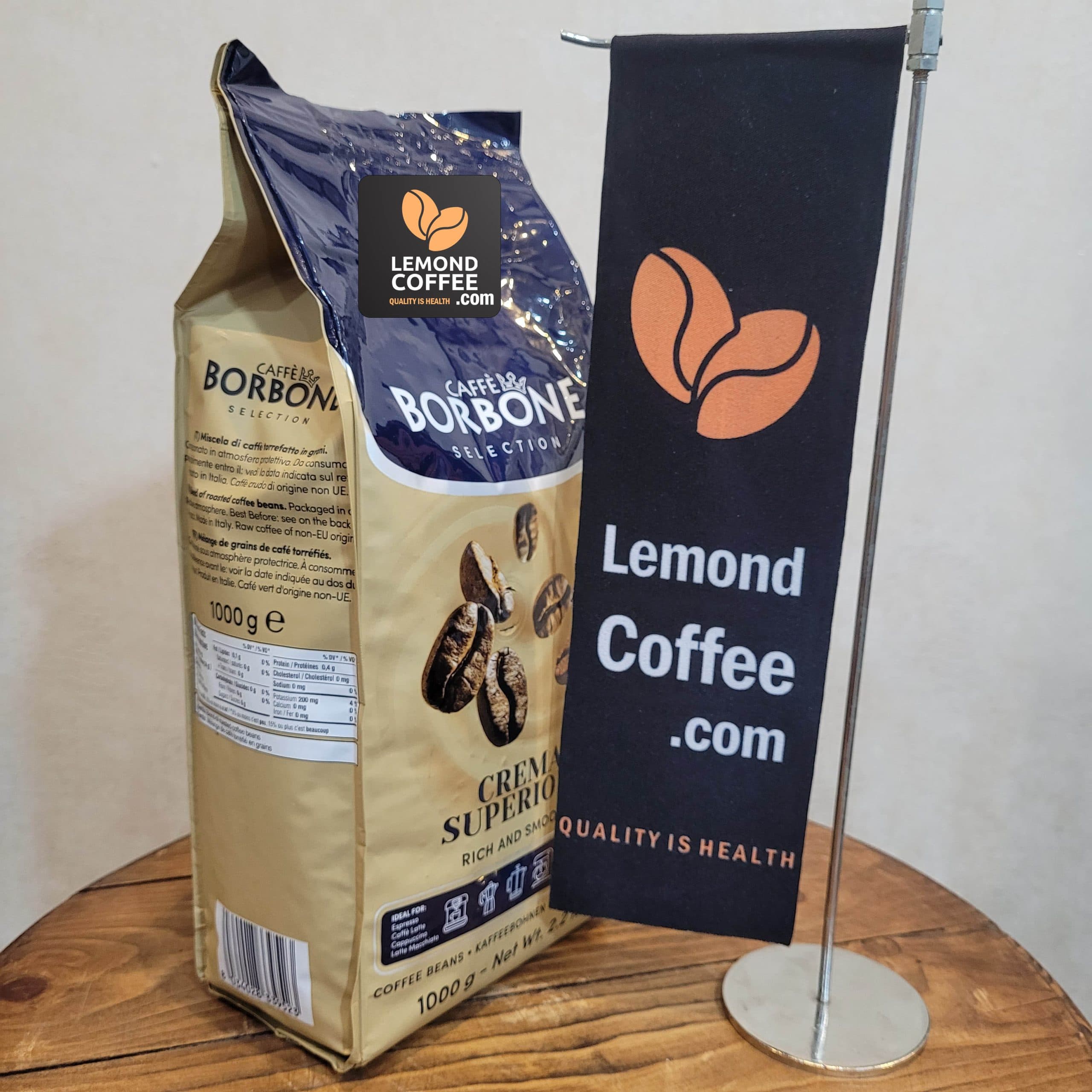 قهوه بوربون طلایی کرما سوپریر 80% عربیکا — تصویر ۲