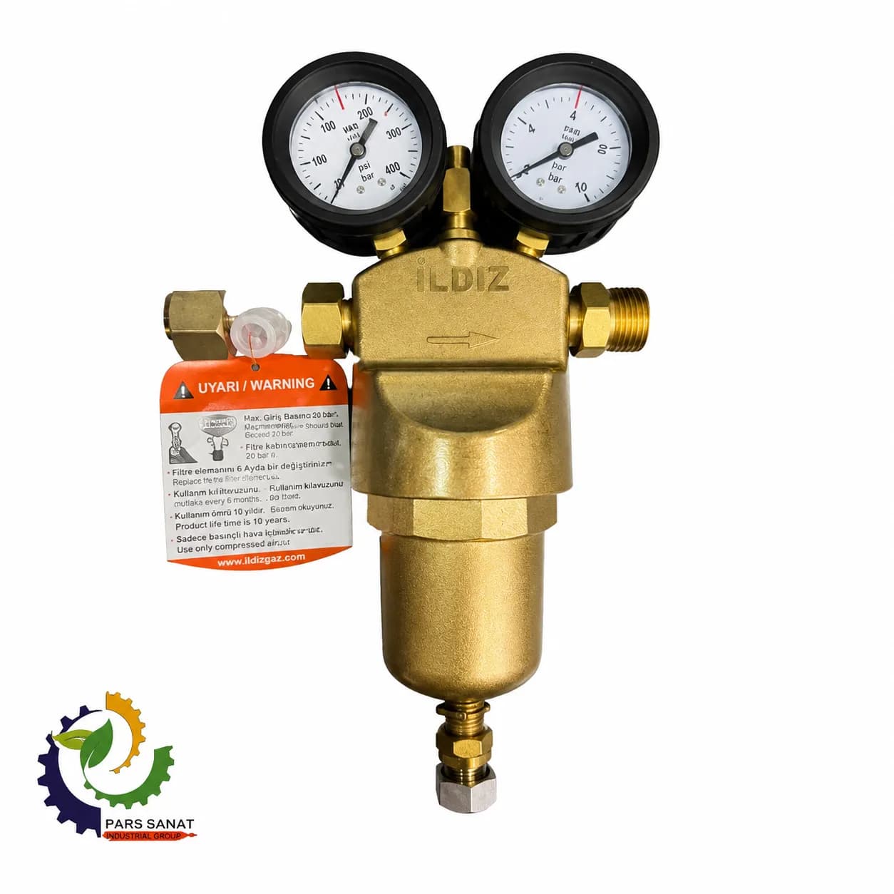 مانومتر دبی بالا ایلدیز regulator yildiz _5050 -20-dlt