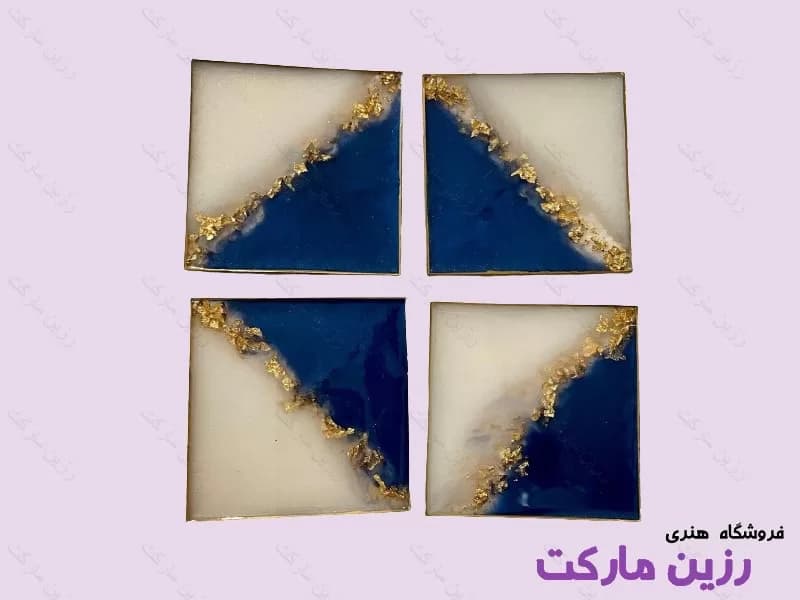 زیر لیوانی چهار گوش (6عددی) T230