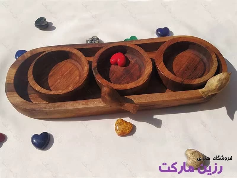 آجیل خوری پیاله دار کد W721 — تصویر ۲