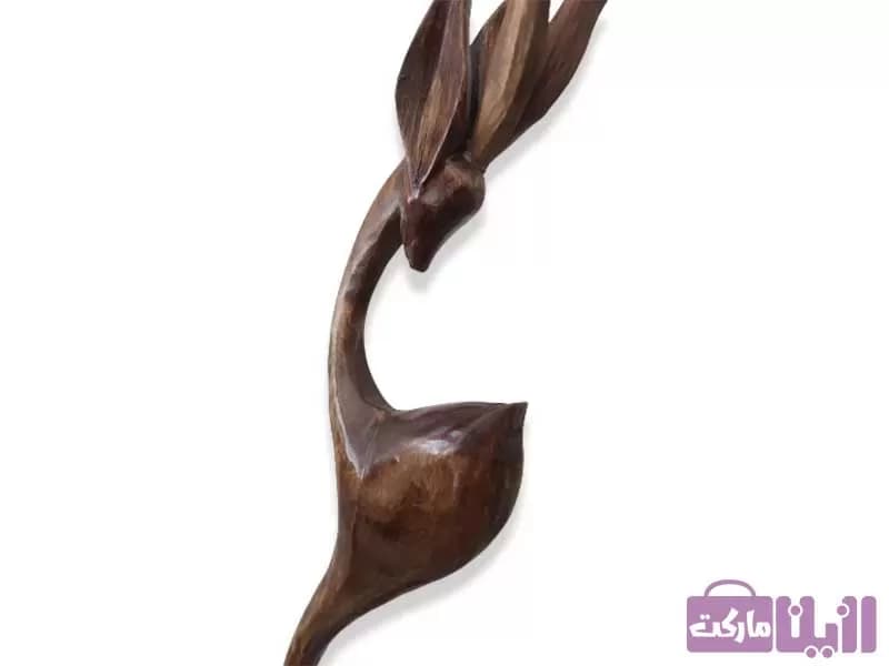 مجسمه چوبی آهو ایستاده – 5606 — تصویر ۲