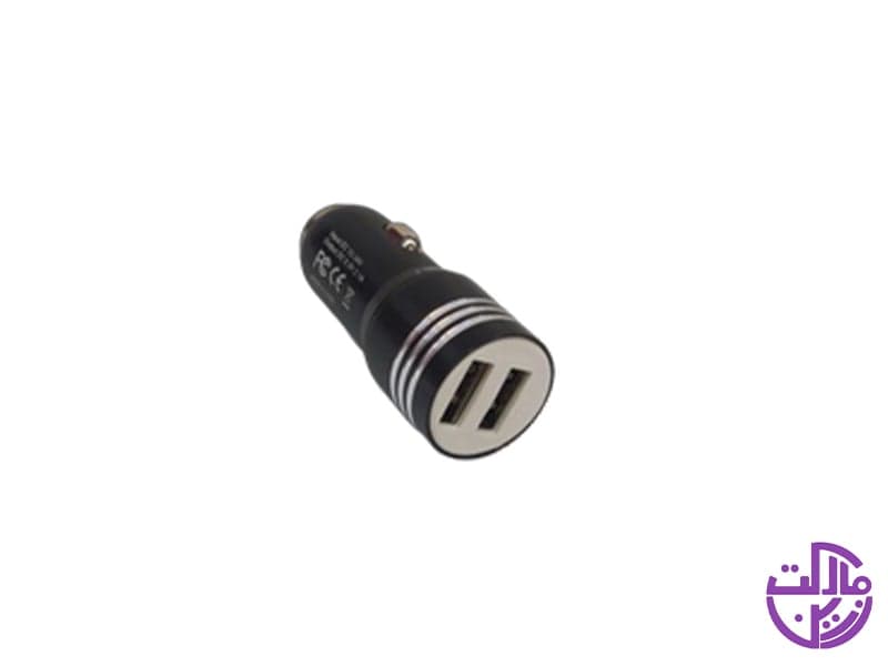 شارژر فندکی دارای 2 پورت USB — تصویر ۳