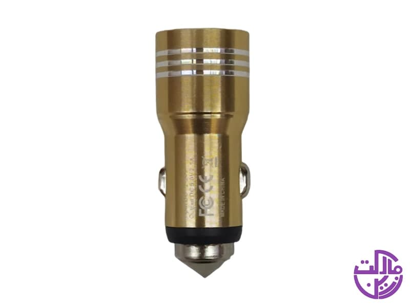 شارژر فندکی دارای 2 پورت USB — تصویر ۴
