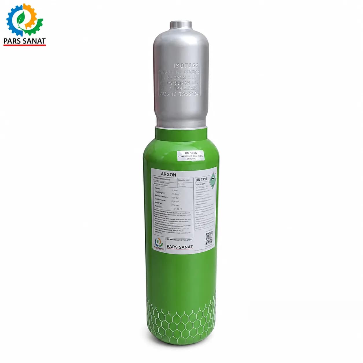 کپسول 5 لیتری گاز اس اف سیکس SF6 پر شده