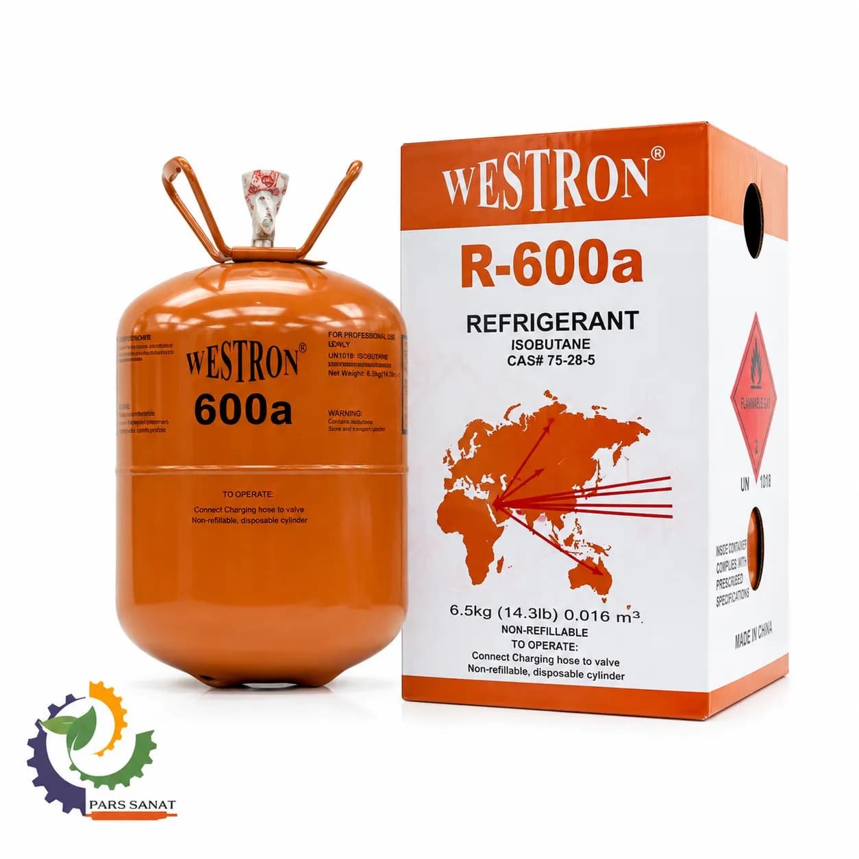 گاز R-600a وسترون