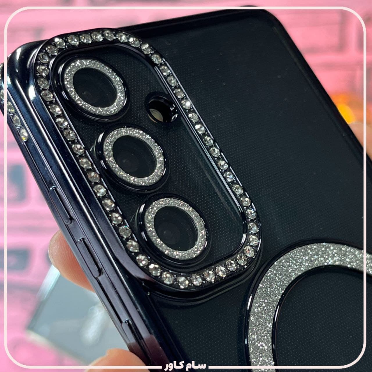 قاب شفاف مگسیف نگینی — تصویر ۷