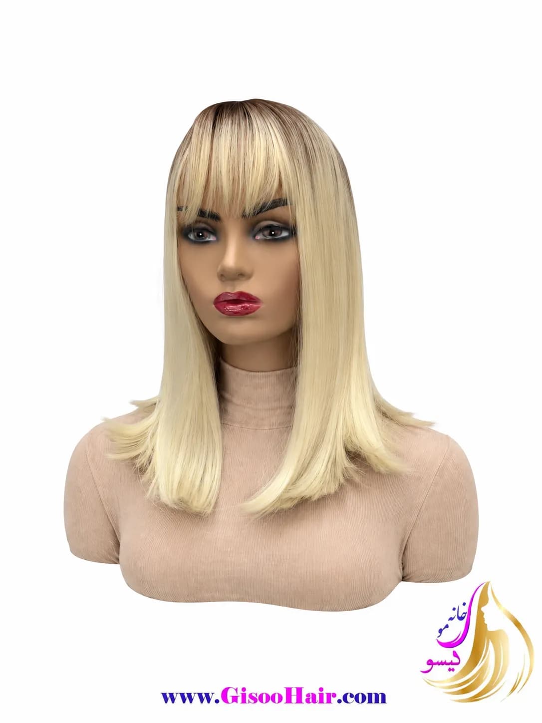 کلاه گیس پوستی لخت مصری بلوند