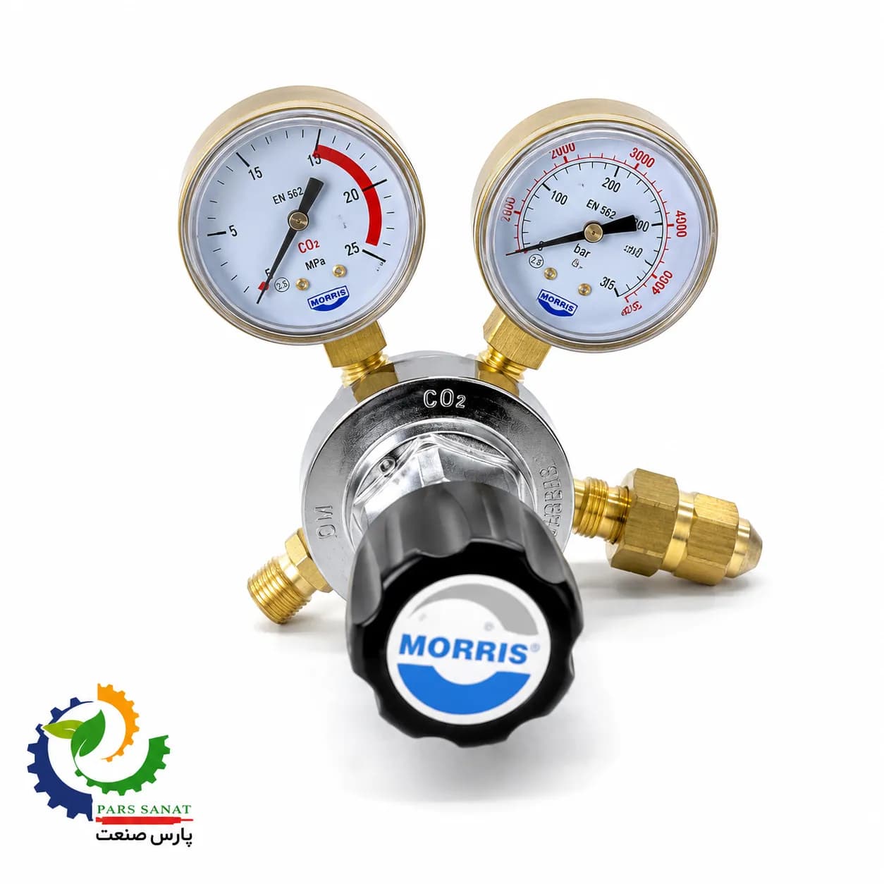 مانومتر co2 موریس تایوان regulator morris co2