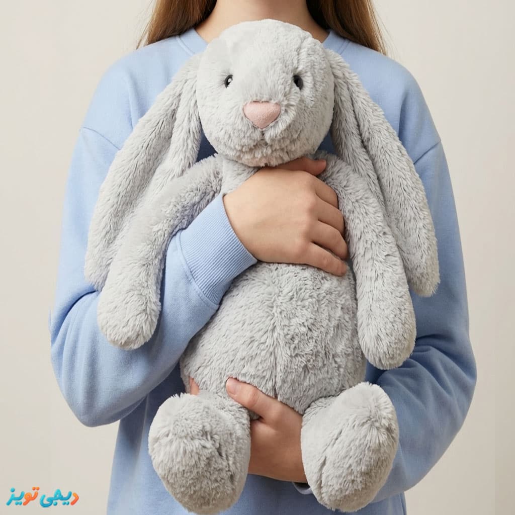 خرگوش جلی کت 55 سانتی متری
