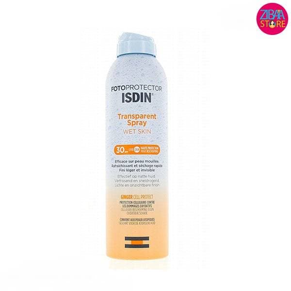 اسپری ضد آفتاب ایزدین SPF 30 مدل transparent