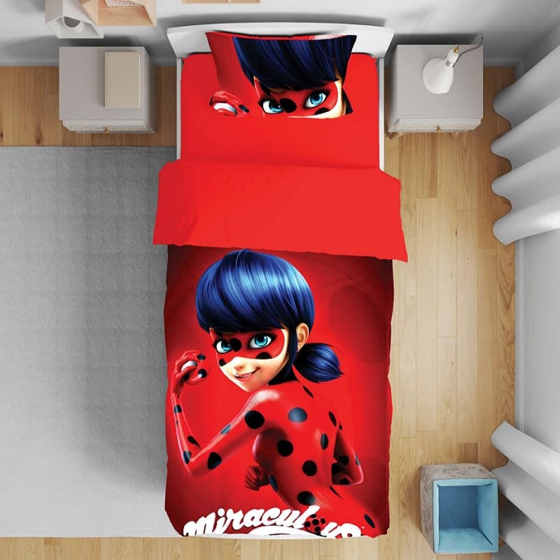 روتختی اسپرت لومانا نرسی مدل MIRACULOUS LADYBUG-01 یک نفره 4 تکه