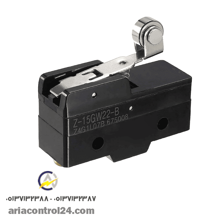 میکرو سوئیچ قرقره فلزی اهرم کوتاه طرح هایلی Z-15GW22-B ۱۷۰۴