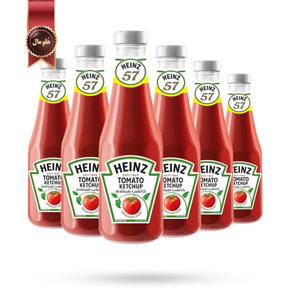 6 عدد سس هاینز Heinz مدل کچاپ گوجه ای Tomato Ketchup وزن 295 گرم (اورجینال)